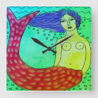 Fâcheuse sirène d'art Abstraite