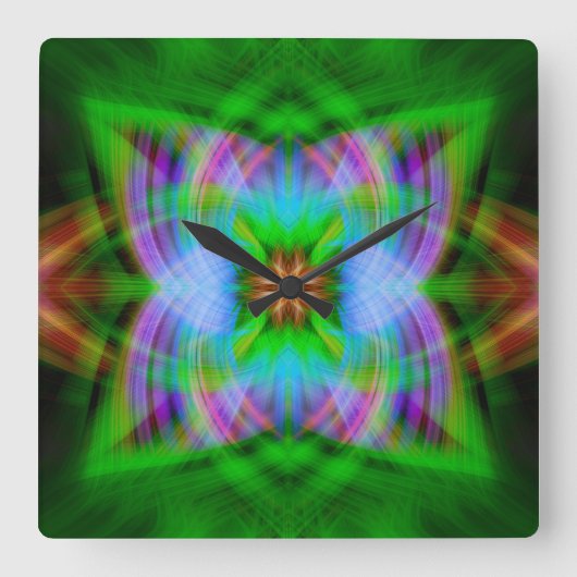 Horloge Carrée Facturé (Recto)