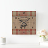 Horloge Carrée Family Farmhouse (Maison)