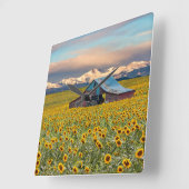 Horloge Carrée Farms | Field (Angle)