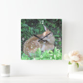 Horloge Carrée Fawn Wall Clock (Maison)