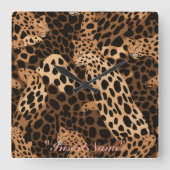 Horloge Carrée Feline Freckles (Recto)