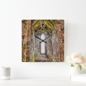 Horloge Carrée Fenêtre médiévale du château de Chepstow, Pays de  (Maison)