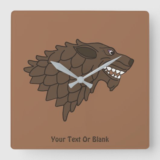 Horloge Carrée Fenrir/Fenriswolf (Recto)