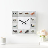 Horloge Carrée Ferme (Maison)