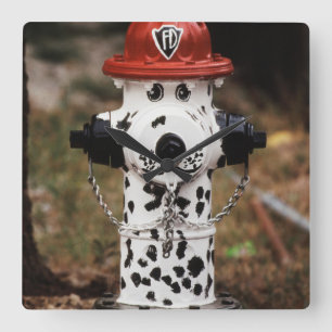 Horloge Carrée Fermeture de l'hydrant de tir