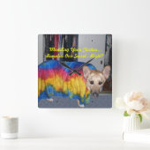 Horloge Carrée Fête des mères Modélisation des vêtements (Maison)