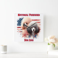 Fête Nationale Du Chien Purebred Avec Des Poodles