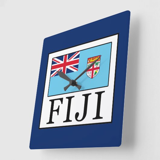 Horloge Carrée Fidji (Angle)