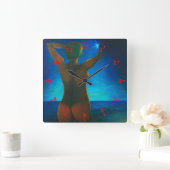 Horloge Carrée Fille (Maison)