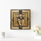 Horloge Carrée Fille Art Déco (Maison)