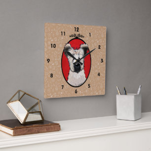 Horloge Carrée Film Briard Wall Clock