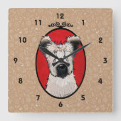 Horloge Carrée Film Briard Wall Clock (Recto)
