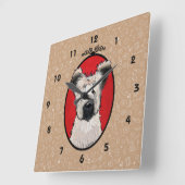 Horloge Carrée Film Briard Wall Clock (Angle)