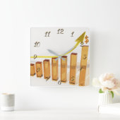 Horloge Carrée Financial adviser (Maison)