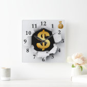 Horloge Carrée Financial advisor (Maison)