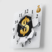 Horloge Carrée Financial advisor (Angle)