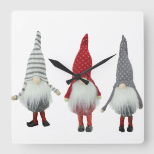 HORLOGE CARRÉE FINISH GNOMES