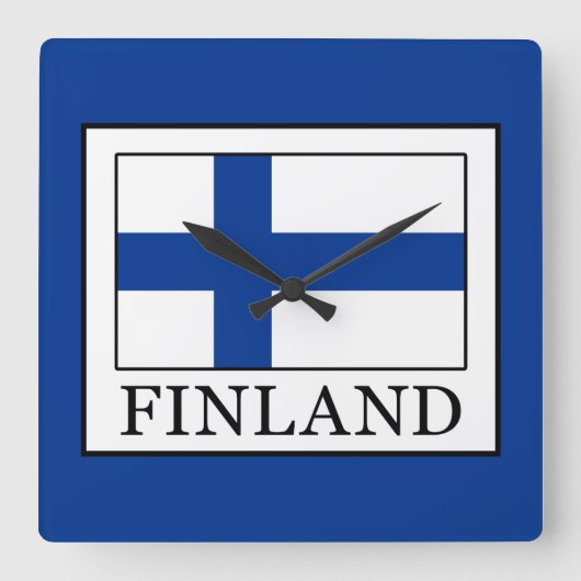 Horloge Carrée Finlande (Recto)