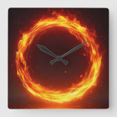 Horloge Carrée fire ring (Recto)