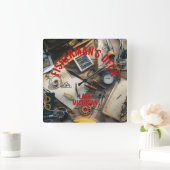 Horloge Carrée Fisherman’s Deck (Maison)