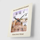 Horloge Carrée Fisherman's (Angle)