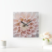 Horloge Carrée fleur (Maison)