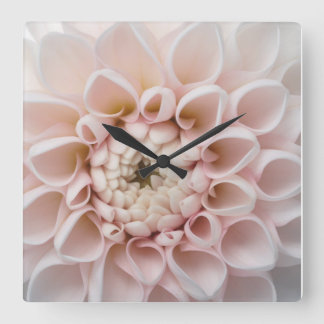 Horloge Carrée fleur