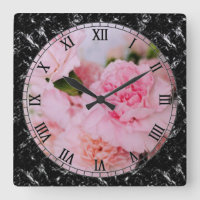 fleurs d'œillet rose photographie de style vintage