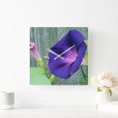 Horloge Carrée Floral acrylic (Maison)