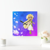 Horloge Carrée Floral de Fairy (Maison)