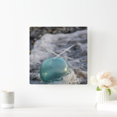 Horloge Carrée Flotte De Pêche Entourée De Surf (Maison)