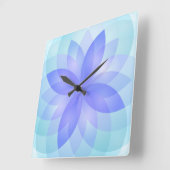 Horloge Carrée Flower de Wall Clock (Angle)