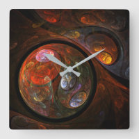Fluides Connection Abstract Art Square
