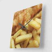 Horloge Carrée Food Kitchen Wall (Angle)