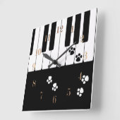 Horloge Carrée Foot (Angle)