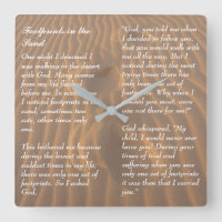 Footprints in the Sand Inspirational Poem