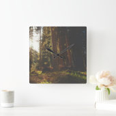 Horloge Carrée Forêt (Maison)