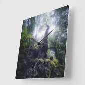 Horloge Carrée Forêt | Anaga Parc rural Canaries (Angle)