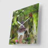 Horloge Carrée Forêt de Wichtel   (Angle)