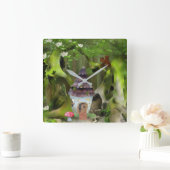 Horloge Carrée Forêt de Wichtel   (Maison)