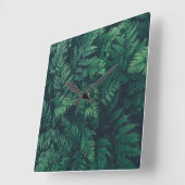 Horloge Carrée Forêt | Fermes des bois (Angle)