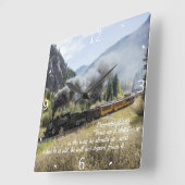 HORLOGE CARRÉE FORMER UN ENFANT (Angle)