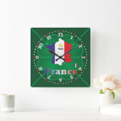 Horloge Carrée France (Maison)