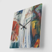 Horloge Carrée Franz Marc (Angle)