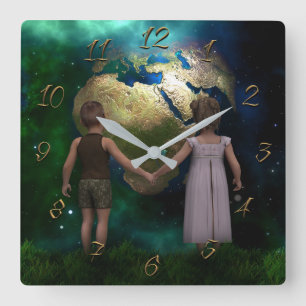 Horloge Carrée Fraternité