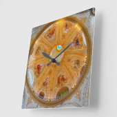 Horloge Carrée Frauenkirche Dome Ceiling, Dresden, Germany (Angle)