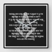 Horloge Carrée Freemason (Recto)