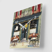 Horloge Carrée French Bistro wall clock (Angle)