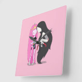 Horloge Carrée Friends (Angle)